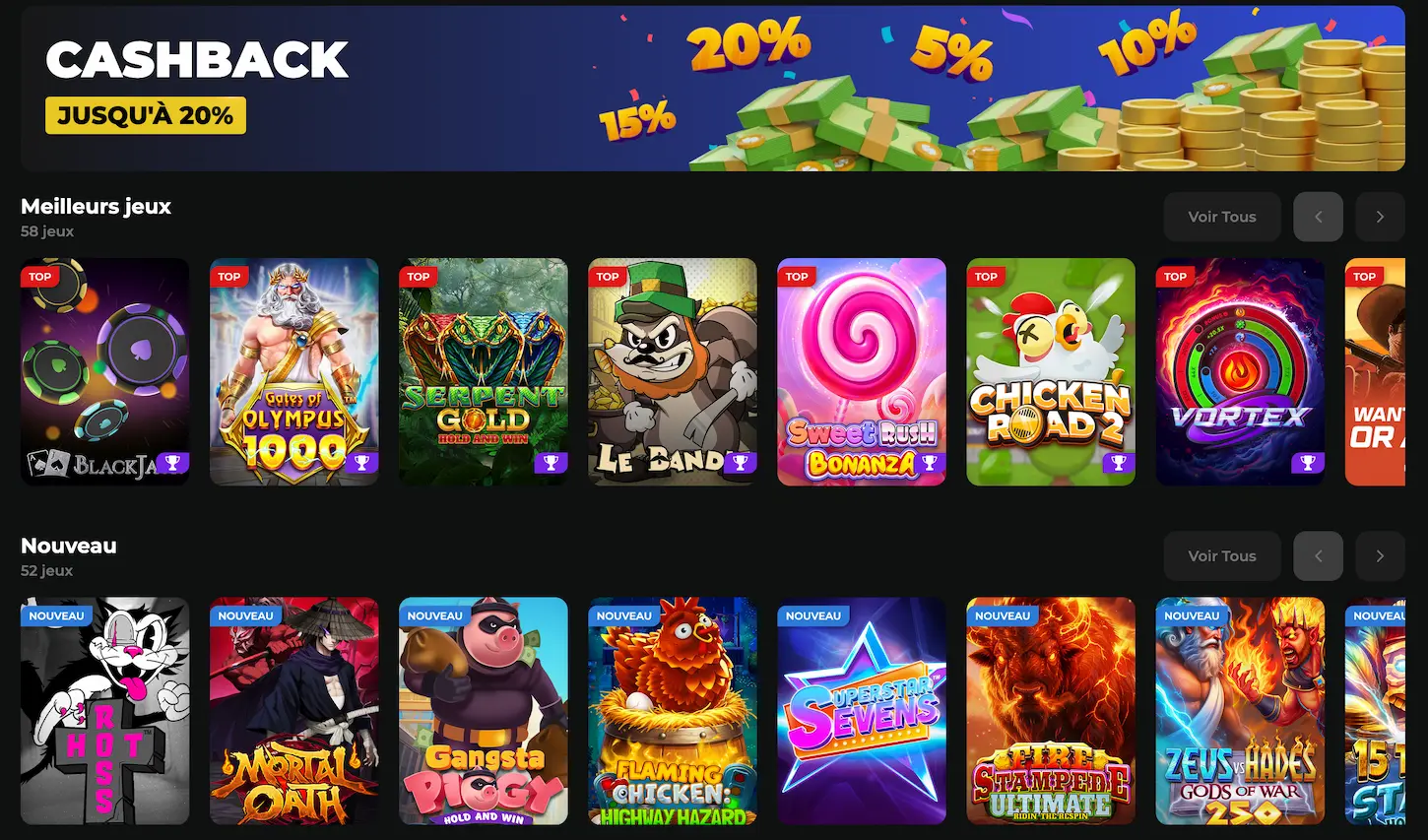 Plateforme de casino crypto et paris sportifs Betify